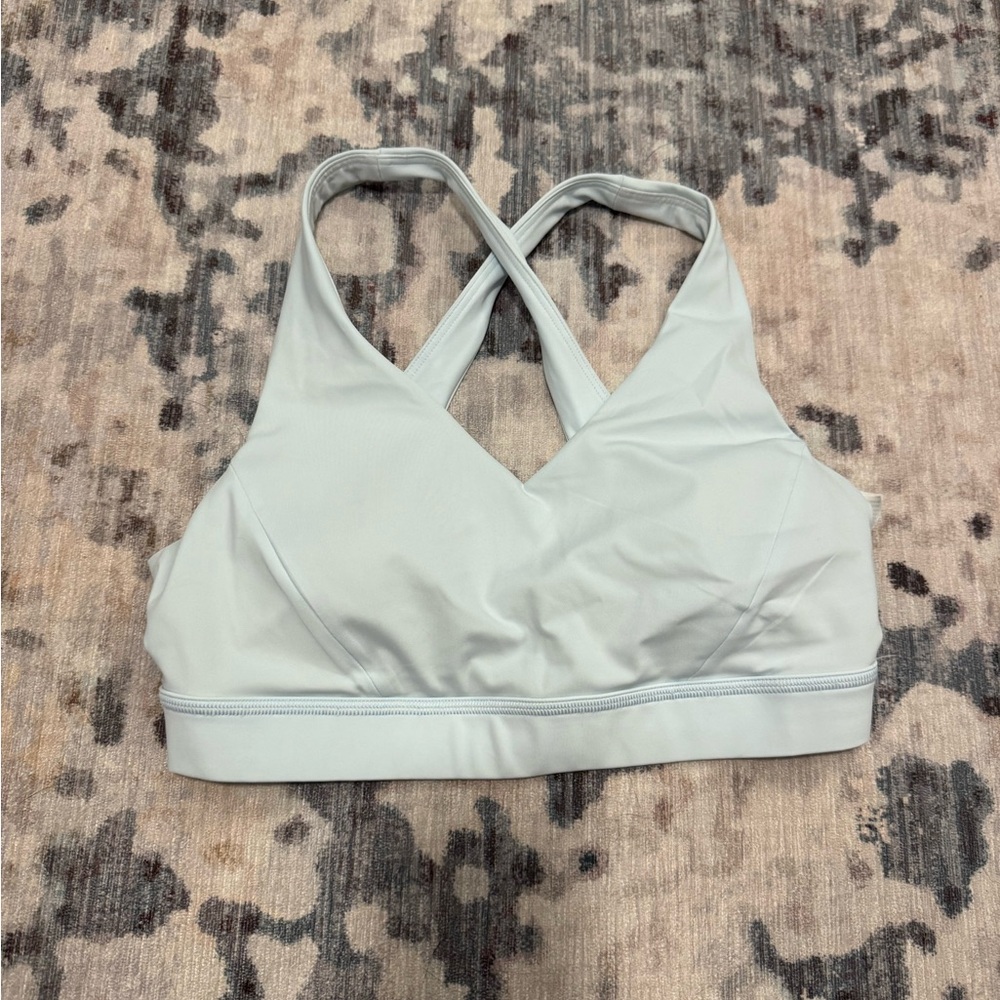 Lululemon Athletica Light Blue Cross-Back Sports Bra